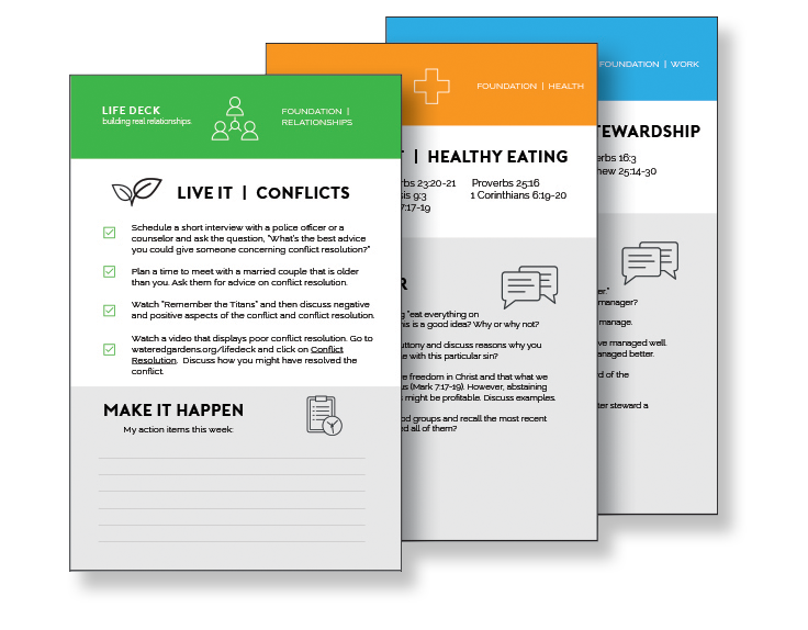 Life Deck Building Real Relationships True Charity Initiative