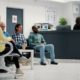 Photo of men and women in waiting room