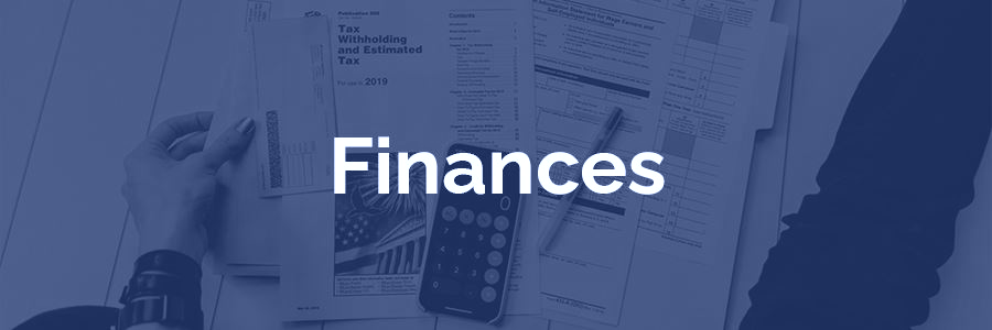 Graphic text for Finances Graphic text for Finances