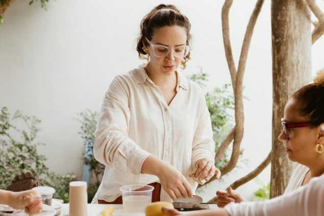 Photo of woman in meeting
