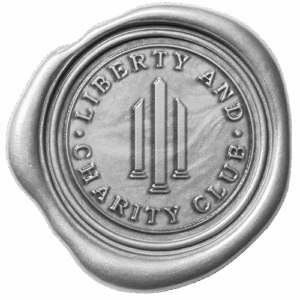 Wax seal of True Charity Liberty and Charity Club donors